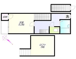 ＧｒｅｅｎＲｉｓｅ神楽坂の物件間取画像